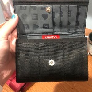 Harvey’s wallet - Black w button